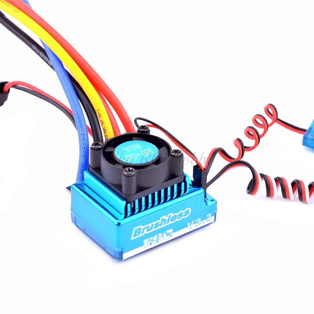 45A 60A 80A 120A Brushless ESC Electric Speed Controller Dust-proof / 3650 3900kv 4300kv Brushless Motor for 1:10 1/10 RC Car