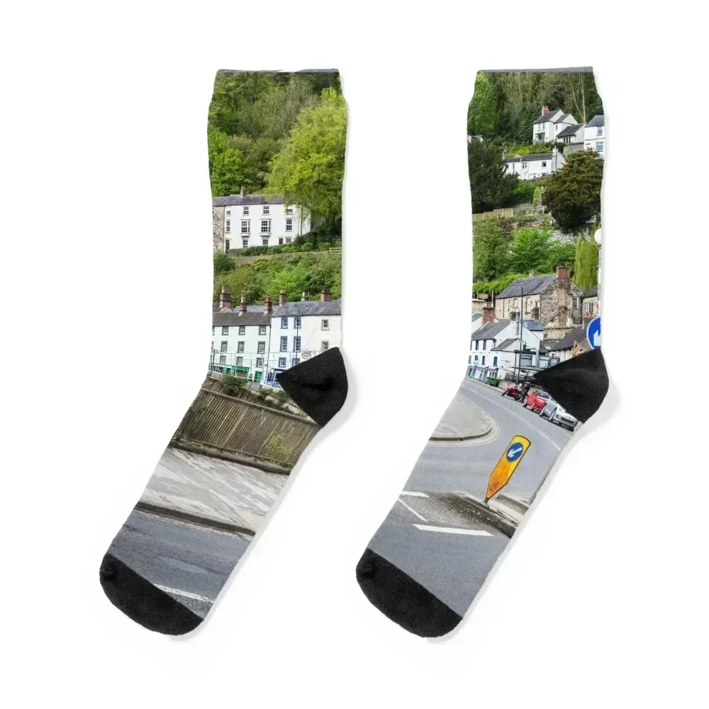 Matlock Bath, Peak District, Derbyshire, England Socks happy hiphop anti-slip golf Socks Men Women's