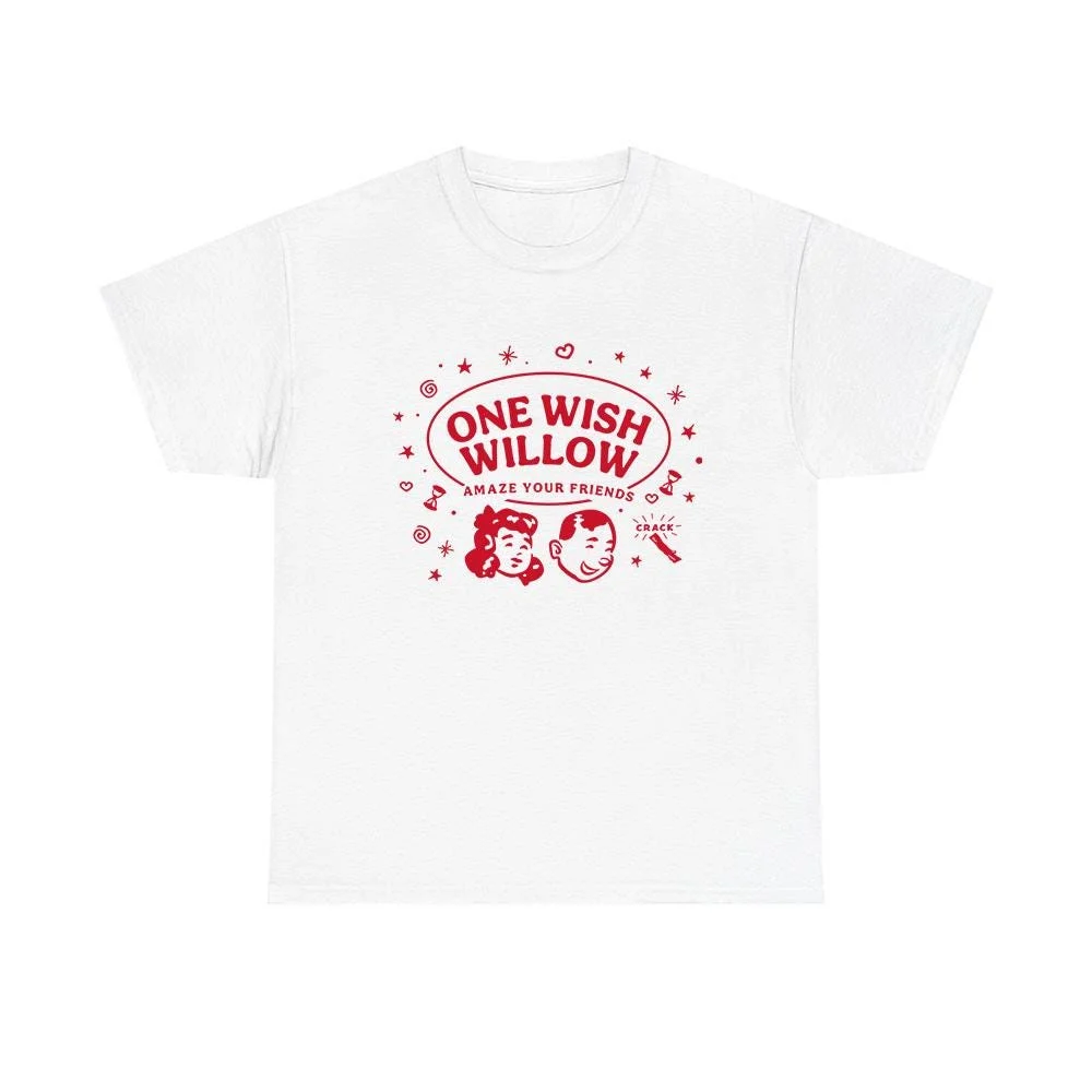 One Wish Willow Printed 2026 Movie Obsession Merch shirt 100%Cotton Clothing Unisex Men‘s Women's T-Shirts Y2k Tee Streetwear