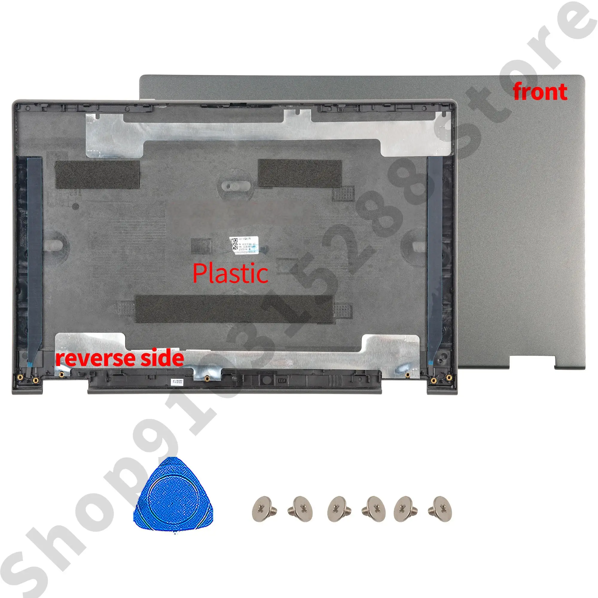 Imagem -05 - Tampa Traseira para Dobradiças Lcd Estojo Superior para Ideapad Flex 514iil05 5-14are05 5-14alc05 5-14itl05 5cb0y85294 5cb0y85293 14 Polegadas Novo