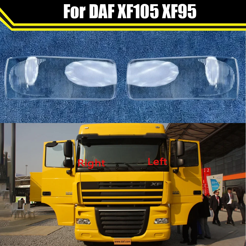 

For DAF XF105 XF95 Auto Foglamp Shell Car Front Foglight Lens Cover Clear Lampshade Lampcover Caps Fog Light Mask Plexiglass