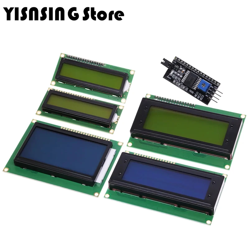 LCD1602 LCD 1602 2004 12864 module Blue Green screen 16x2 20X4 Character  Display  HD44780 Controller black light