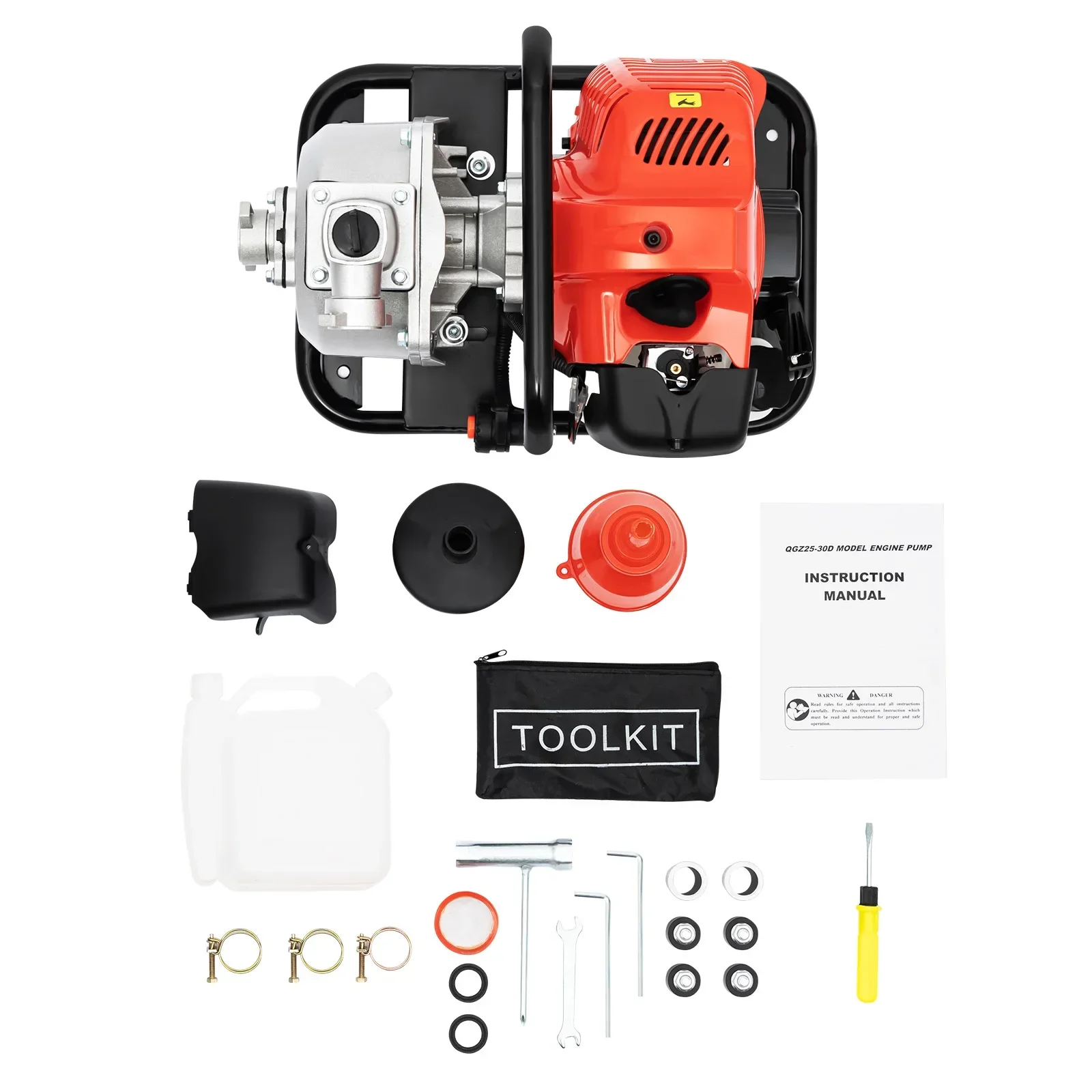 

=for Water Pump 40.2CC 1 In 1.7HP 8000L/h Air-cooled 2-Stroke Petrol Pump