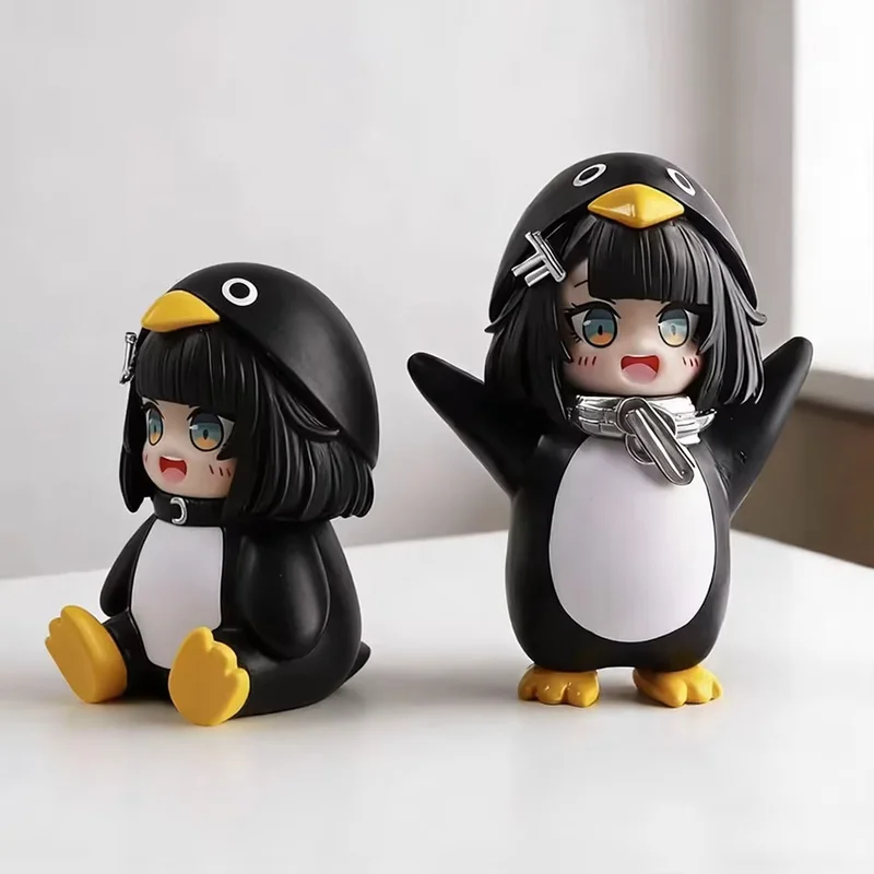 In Stock Gugugaga Little Penguin Administrator Pvc Action Figure Model Anime Collection Desk Display Decoration Surprise Gift image 5