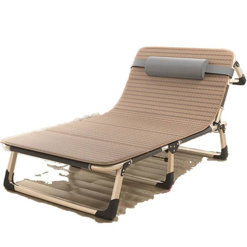 Folding single office lunch break portable recliner hospital escort simple nap camp