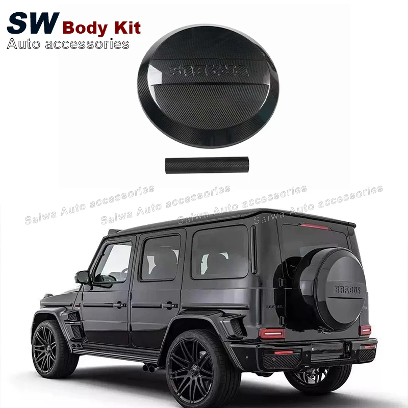 

High Quality Carbon Fiber BARBUS Style Spare Tire Cover For Mercedes-Benz G-Class W464 W463 G63 G65 G500 G550 G350 Tire Cover