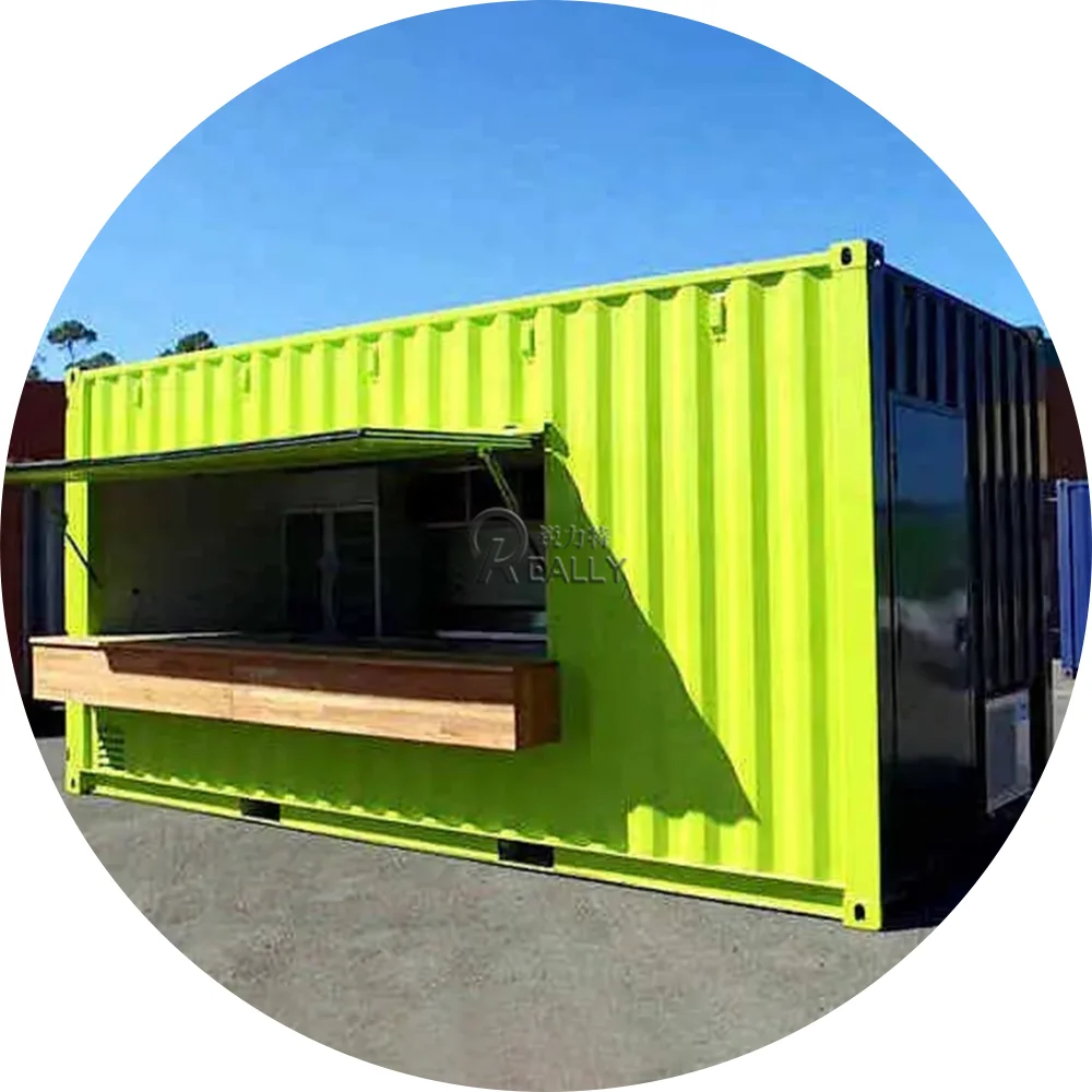 DIY Container House Coffee Shop Mobile Container House Cafe Bar China Supplier Prefab House