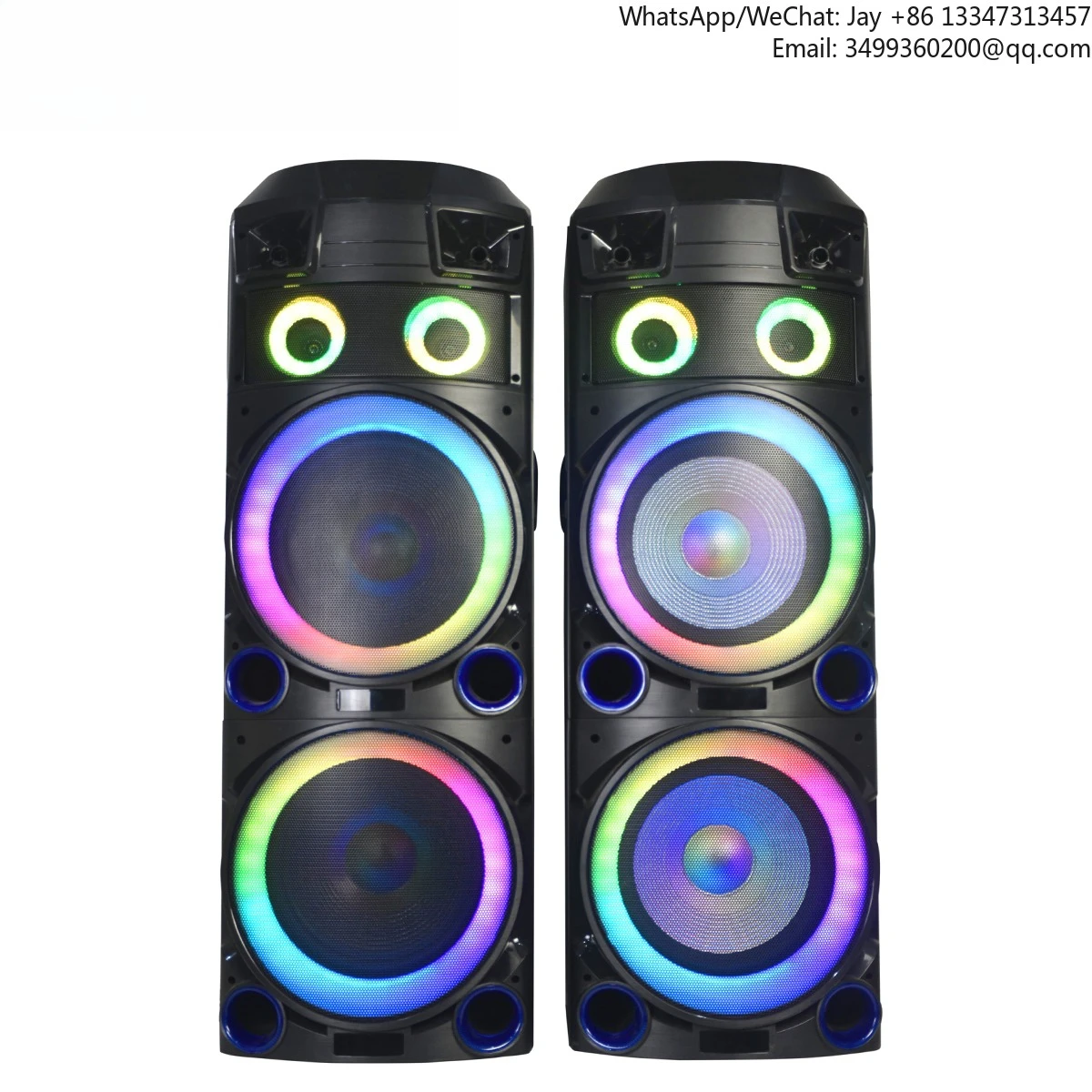 

Новейшая акустическая система с двумя 12-дюймовыми деревянными корпусами, усилителем, супербасом и стереозвуком для диджеев (пара)