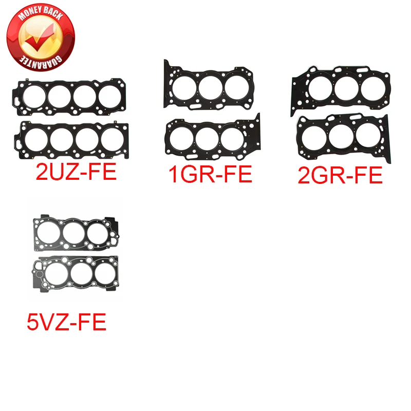 

2UZ 2UZFE 2UZ-FE 1GR 1GRFE 1GR-FE 2GR 2GRFE 2GR-FE 5VZ 5VZFE 5VZ-FE cylinder head gasket for Toyota