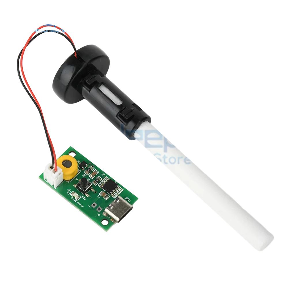Módulo humidificador en aerosol ajustable de 3 velocidades, tablero de Control de atomización, nebulizador ultrasónico DIY, interfaz de TYPE-C DC 5V 1,5-2W