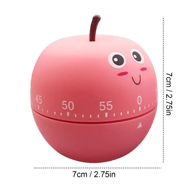 Cute Classroom Timer 360 Degree Rotating Strawberry Shape Kitchen Cooking Timer Durable Countdown Products For Classroom Home