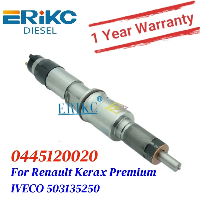 

NEW Injector 0445120020 5010477874 Fuel Injector 0986435523 0445120019 for Renault 370,420 Kerax Premium IVECO 503135250