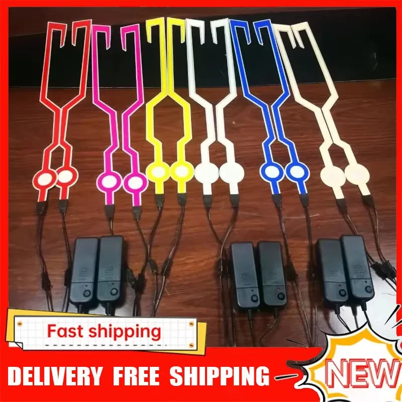 

LED Motorcycle Helmet Light Self-adhesive Reflective Luminous Sticker Strip Modified Waterproof Motorcycle Acsessories