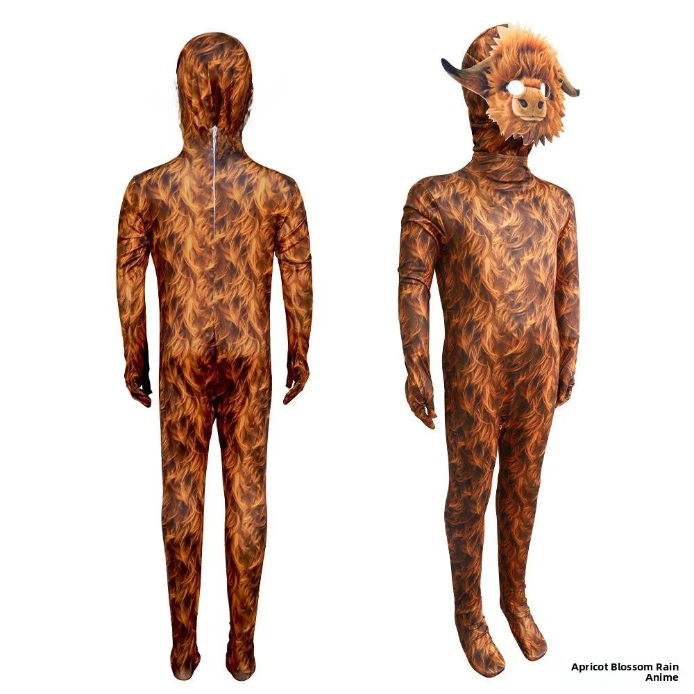 Fsia de Cosplay de Cowgirl da Nova Zelândia e Escócia para loween e Apresentações de Palco Moda Fena