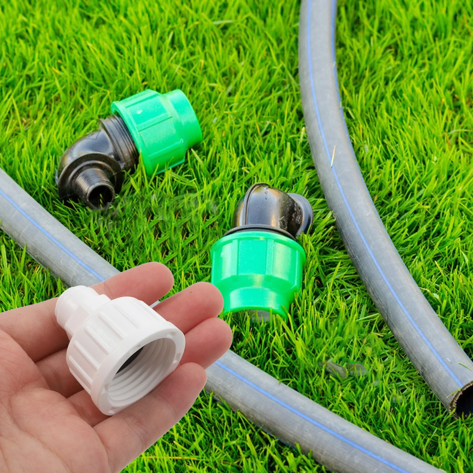 

2Pcs Leakproof Straight Connector for Misting System Parts Quick Connect Garden Hose Fittings Outdoor Irrigation Water Flow