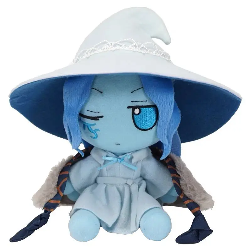 

25cm Stuffed Anime Ranni Plushie Dolls Removable Hat Cloak Ranni Plush Toy Decorative Doll Fans Birthday Xmas Gift