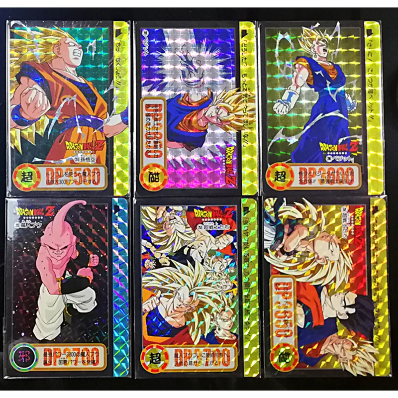 Genuine Dragon Ball Flash Card This Bullet 23 Full Set of 6 Flash Twenty-third Bullet Spot Out of Print Collection Card