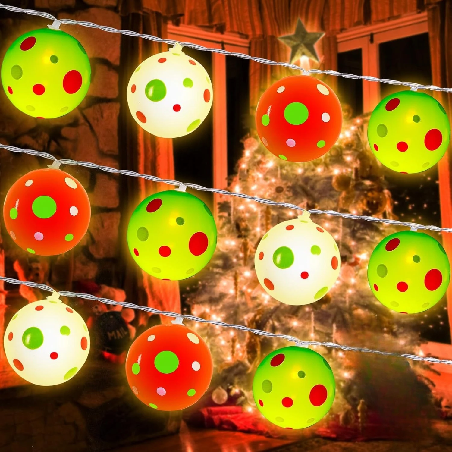 

Nice Led Christmas Lighting Strings Ball Decorative Festival Atmosphere Lights