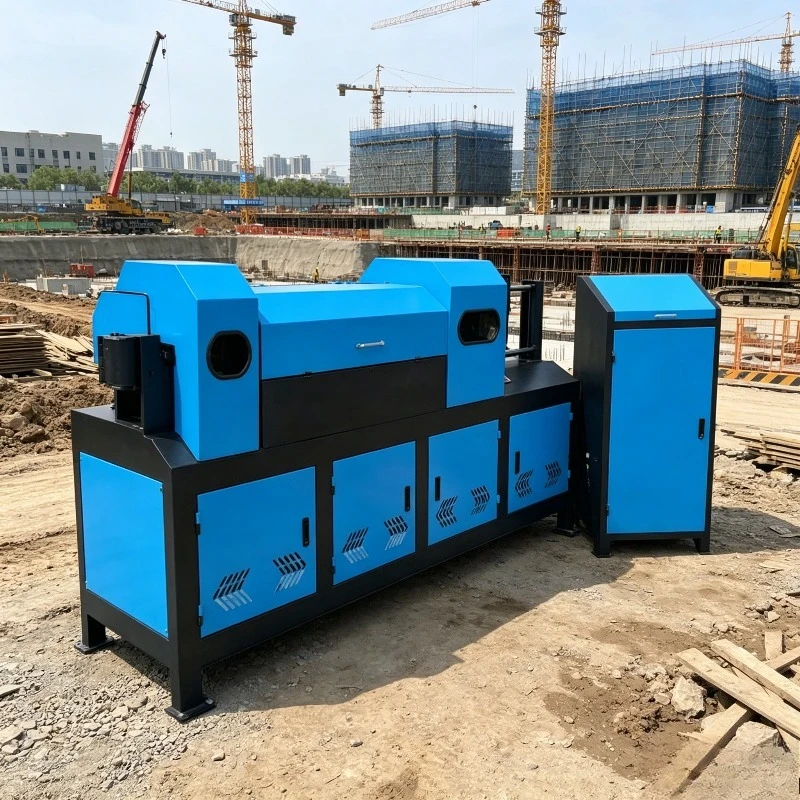 FOB Price Steel Bar Straightening And Cutting Machine High Efficiency Stable Continuous Feeding And Sizing For Construction Site