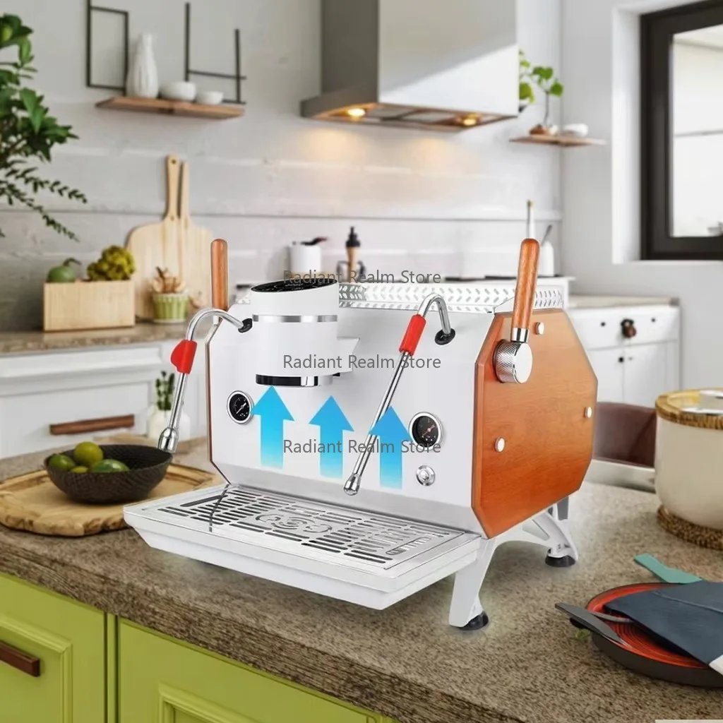 Commercial High-end Smart Italian Industrial Double Boiler Espresso Coffee Machine Maker For Latte Art Beginners