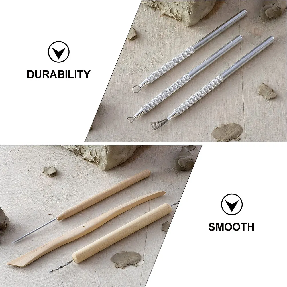 

Set Sculpting Modeling Beginner Ceramic Carving Pottery Clay Modeling Tools Craft Decorative Clay Tools