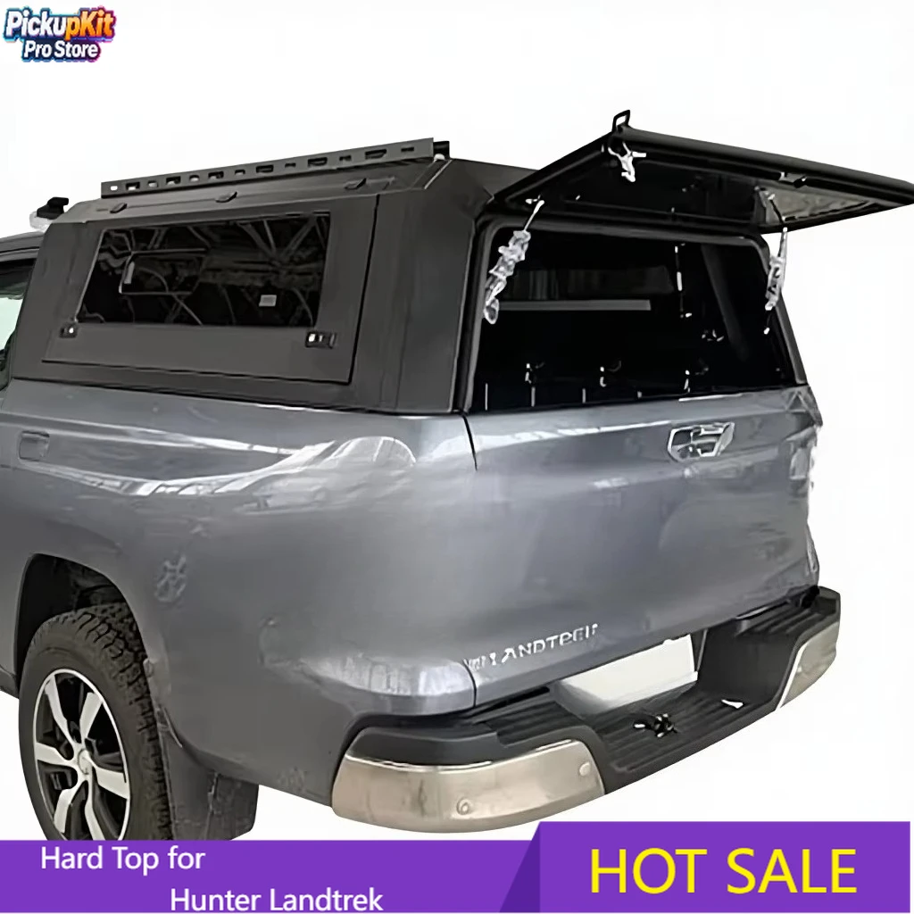 

Tailored Aluminum 4X4 Pickup Canopy Hardtop Topper for Hunter Landtrek Waterproof Truck Bed Cover