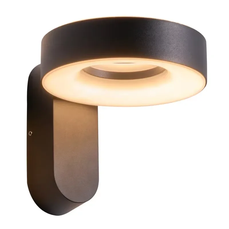 Nordic Modern LED Wall Lamp Aluminum Alloy Waterproof Up Down Light for Entrance Corridor Simple Exterior Indoor Lighting