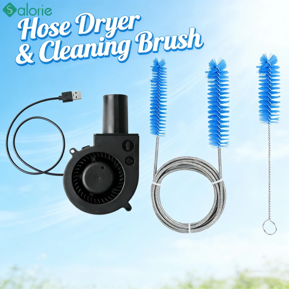 

CPAP Hose & Tube Dryer with Blower Fan and Cleaning Brush Easy-to-Use Tubing Dryer & Cleaner for Efficient Drying of Most Hoses