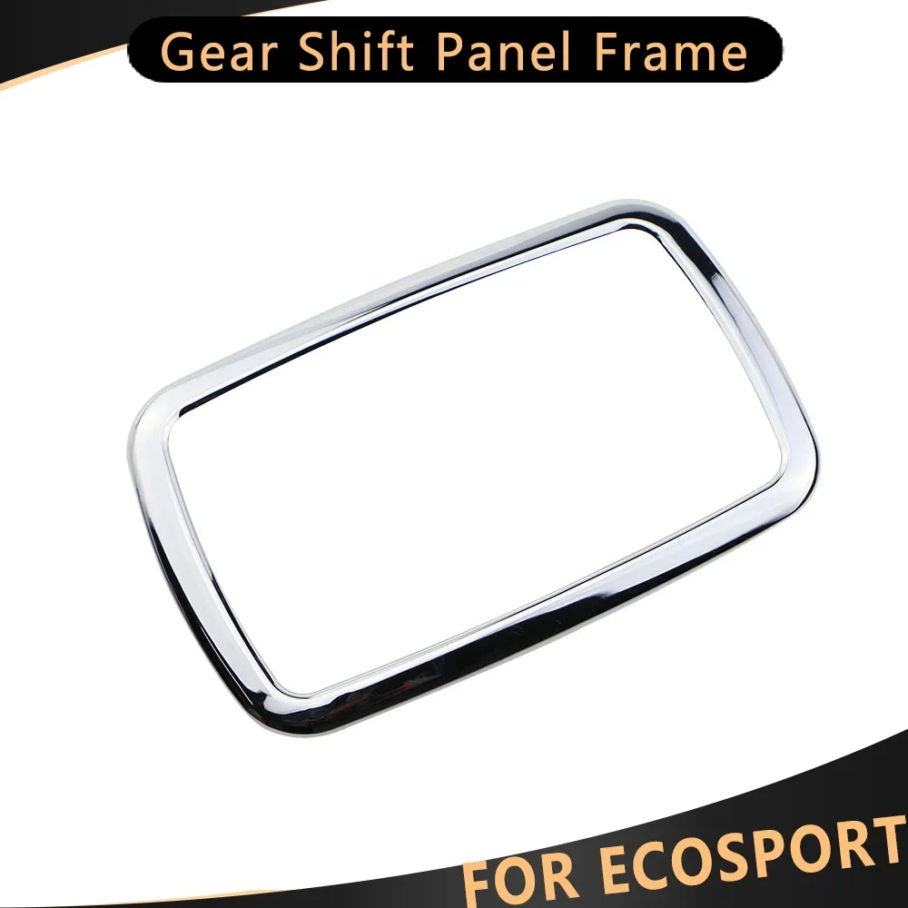 For Ford Ecosport 2018 - 2021 ABS Chrome Car Console Gear Shift Panel Frame Sticker Cover Trim Interior Accessories