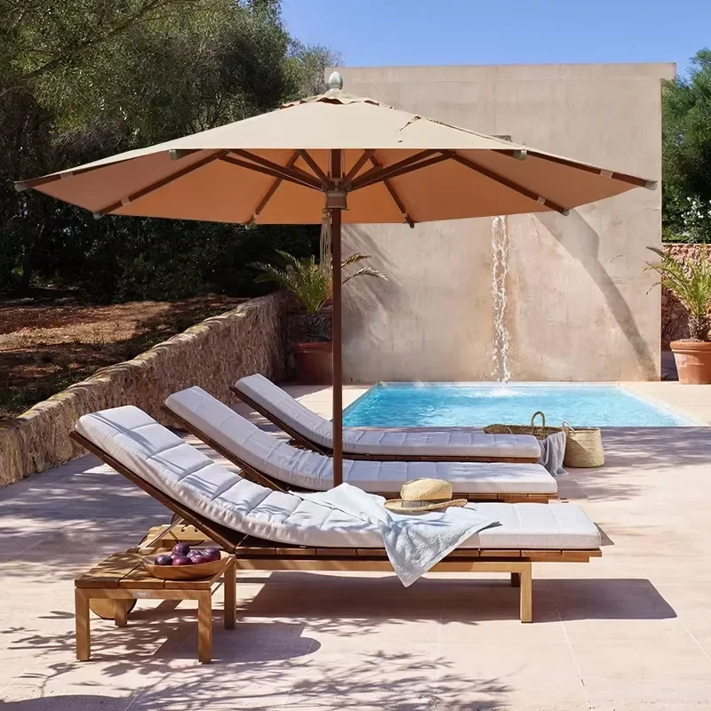Luxury Aluminum Cantilever Garden Parasol Modern Design Waterproof Eco Friendly Shade Umbrella for Outdoor Patio Furniture