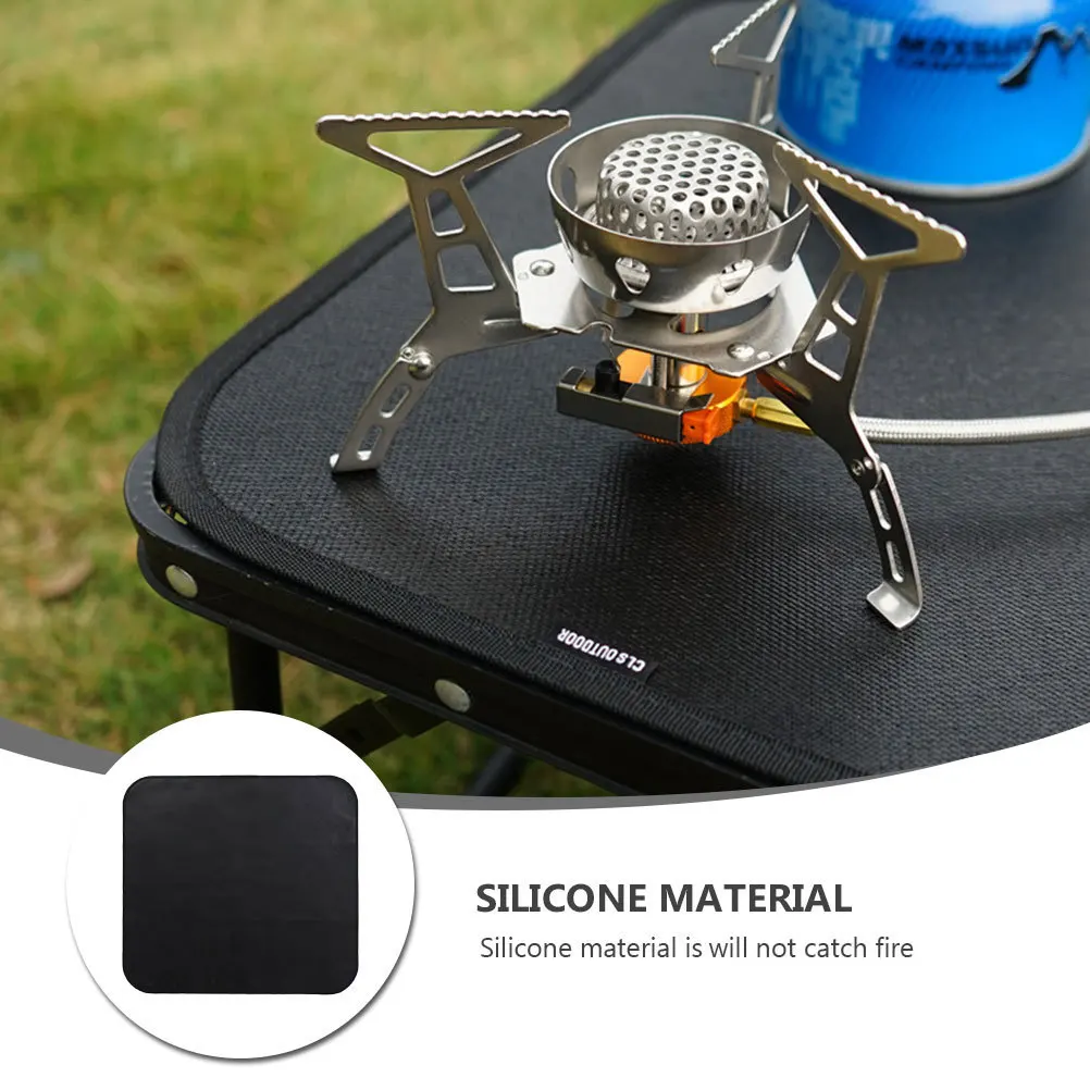 1Pcs Fireproof Cloth Portable Fire Resistance Blanket Foldable Lightweight Insulation Pad Heat Resistant Barrier for Camping