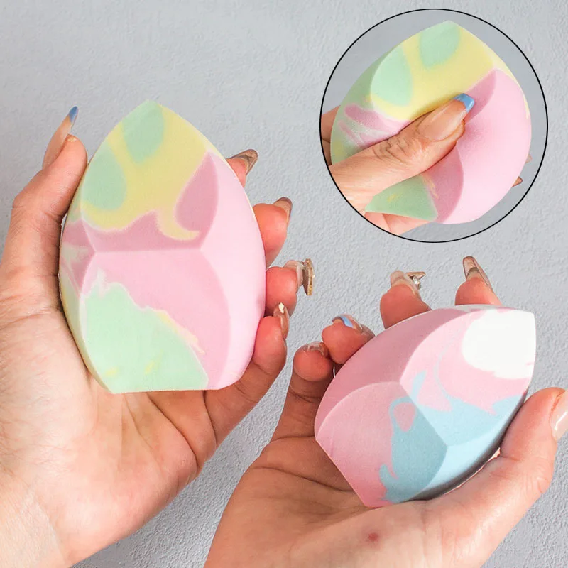 Big Size Makeup Sponge Foundation Cosmetic Puff Blending Color Wet and Dry Dual Use Soft Makeup Foundation Sponge Make Up Puffs