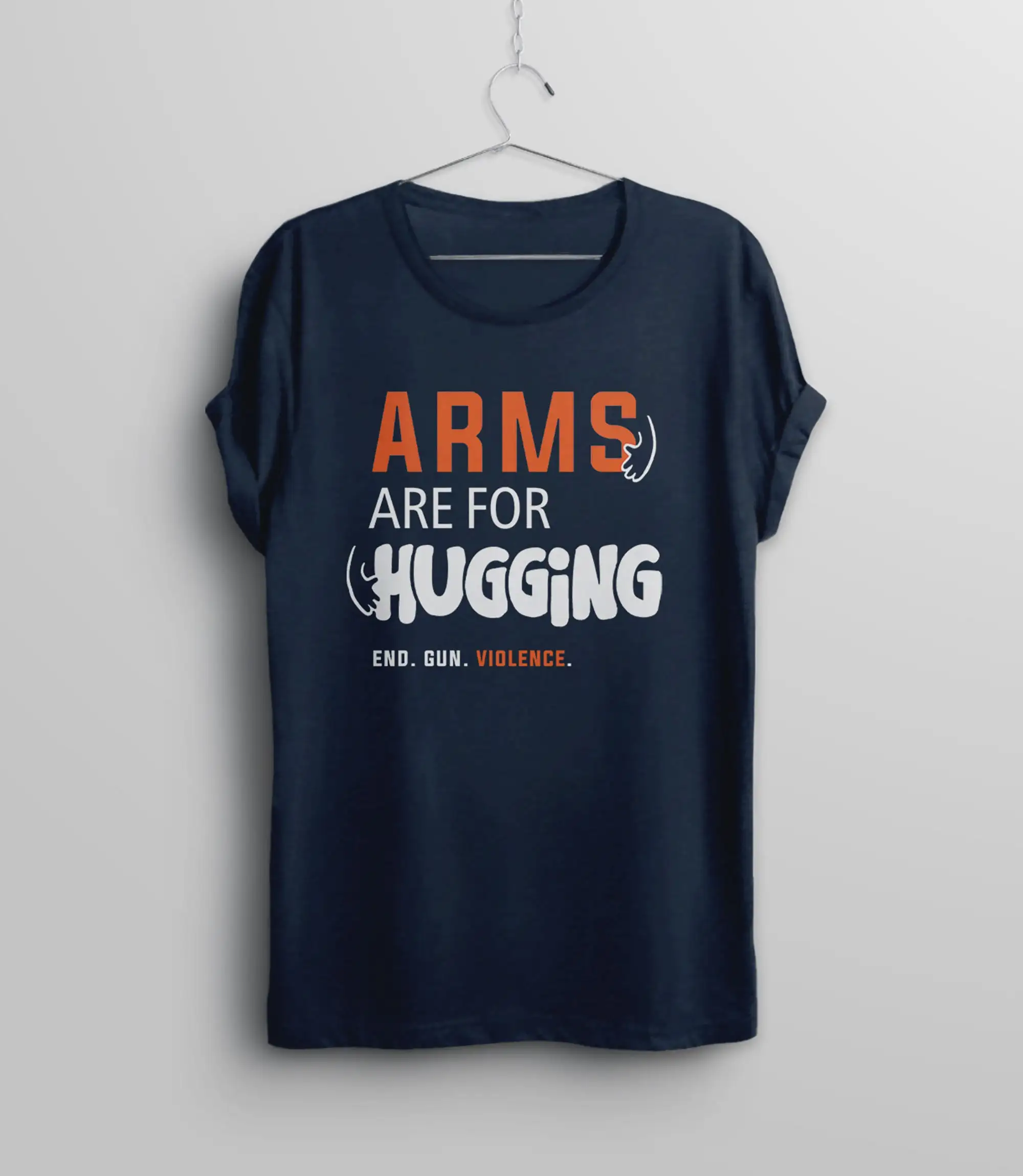 Gun Control T Shirt Anti march for our lives tee violence school walkout day teacher Arms are Hugging