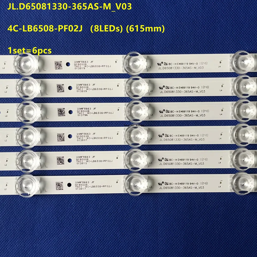 LED Strip For 65HR330M08A1 4C-LB6508-PF01J JL.D65081330-365AS-M 65P65US 65S421 65S425 65S435 65DP600 65UD6306 65UD6336 65UD6406