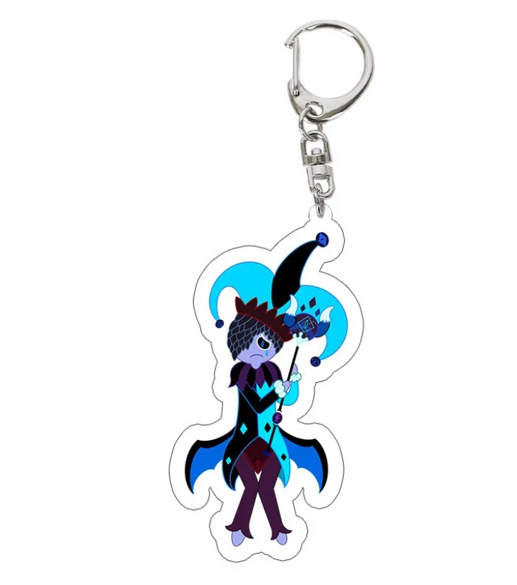 Shadow Milk Cookie Acrylic Fun Keychain Jewelry Fans Gifts Game Bag Charm Keyring Creative Key Chain Pendant Newly Souvenir