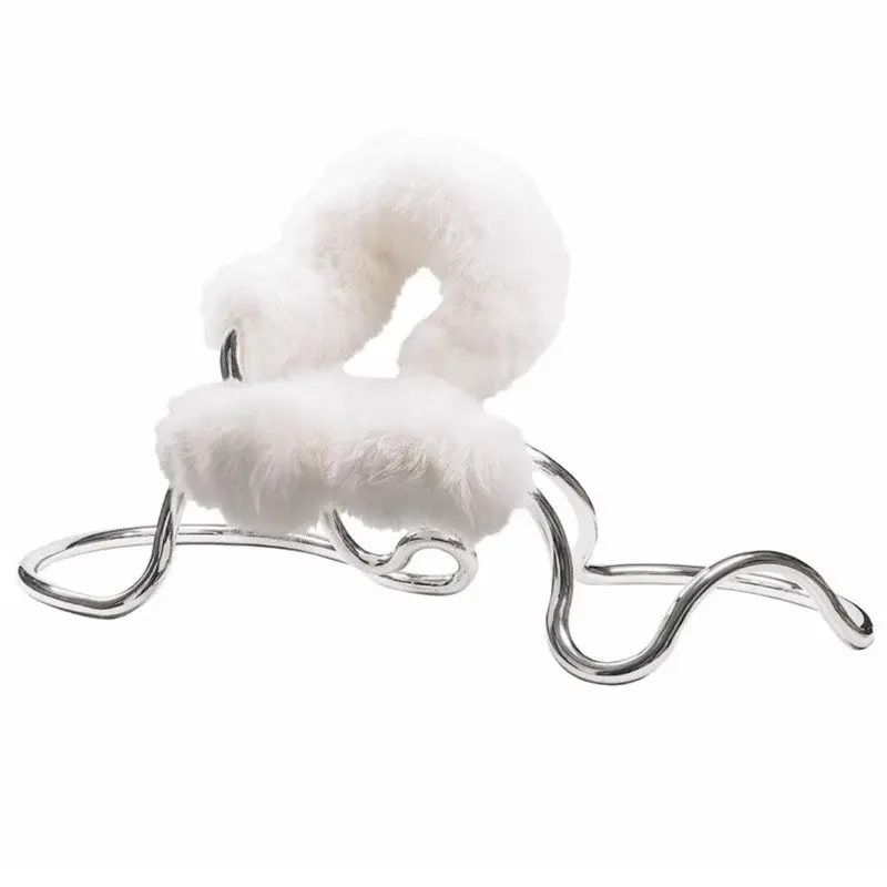 

Single chair designer special-shaped stainless steel leisure chair pure hand-bent custom recliner