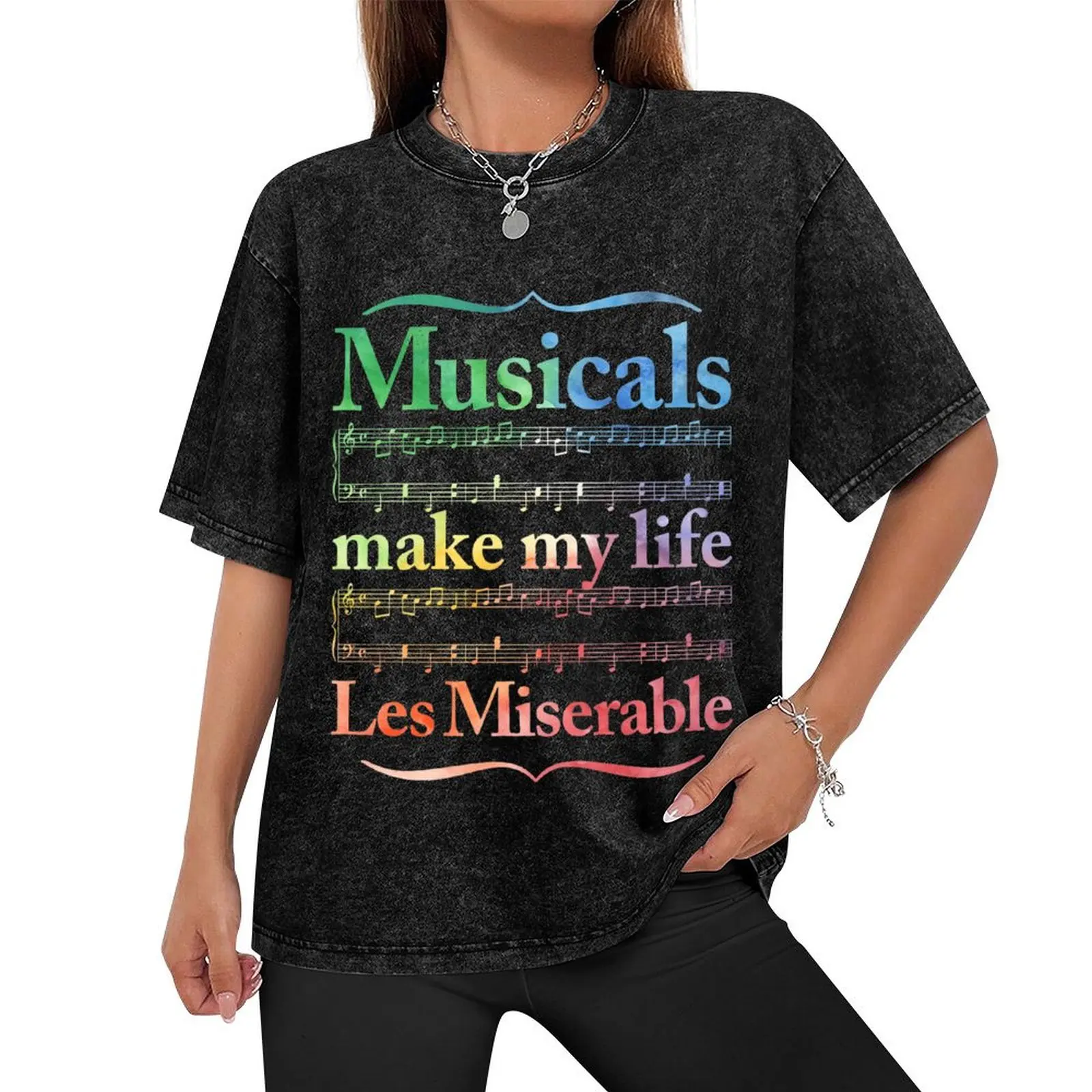 Musicals Make My Life Les Miserable T-Shirt cheap stuff heavyweights anime shirts men