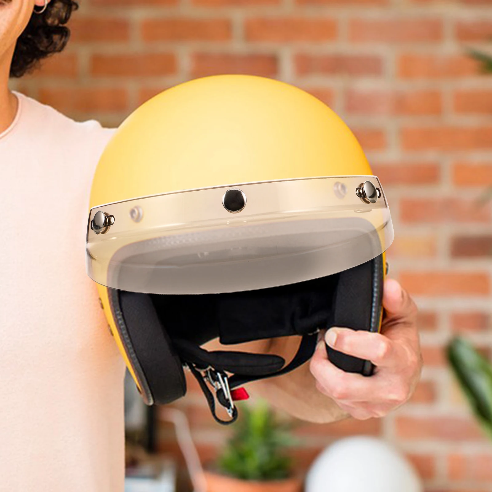 

Plastic Motorcycle Visor Replacement Summer Sun Protection Outdoor Cycling Motocross Accessory Visor Shield For