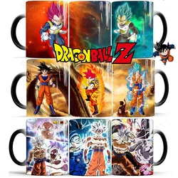 Dragon Ball Goku Color Changing Cup Mug Personalised Magic Mugs Heat Activated Image Photo Coffee Mugs Surprised Birthday Gift