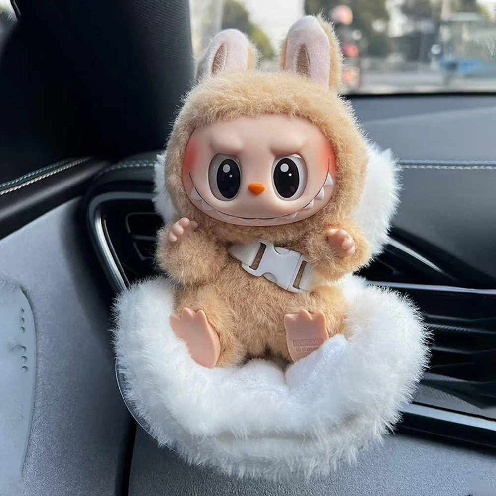 

Car Doll Safety Seat for 17cm Labubu Cartoon Chair Model for Labubu Car Seat Outlet Decor for Labubu Doll Car Interior Styling