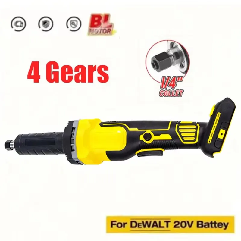 

For DeWALT 20V 18V Battery Brushless Die Grinder 4 Speed Electric Engraving Polishing Machine Cordless Grinding Power Tools