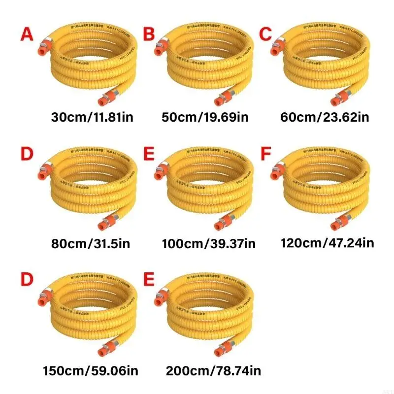 J6PE Gas Línea Corrugada Manguera tubos Propano Manguera Conversión gas natural flexible