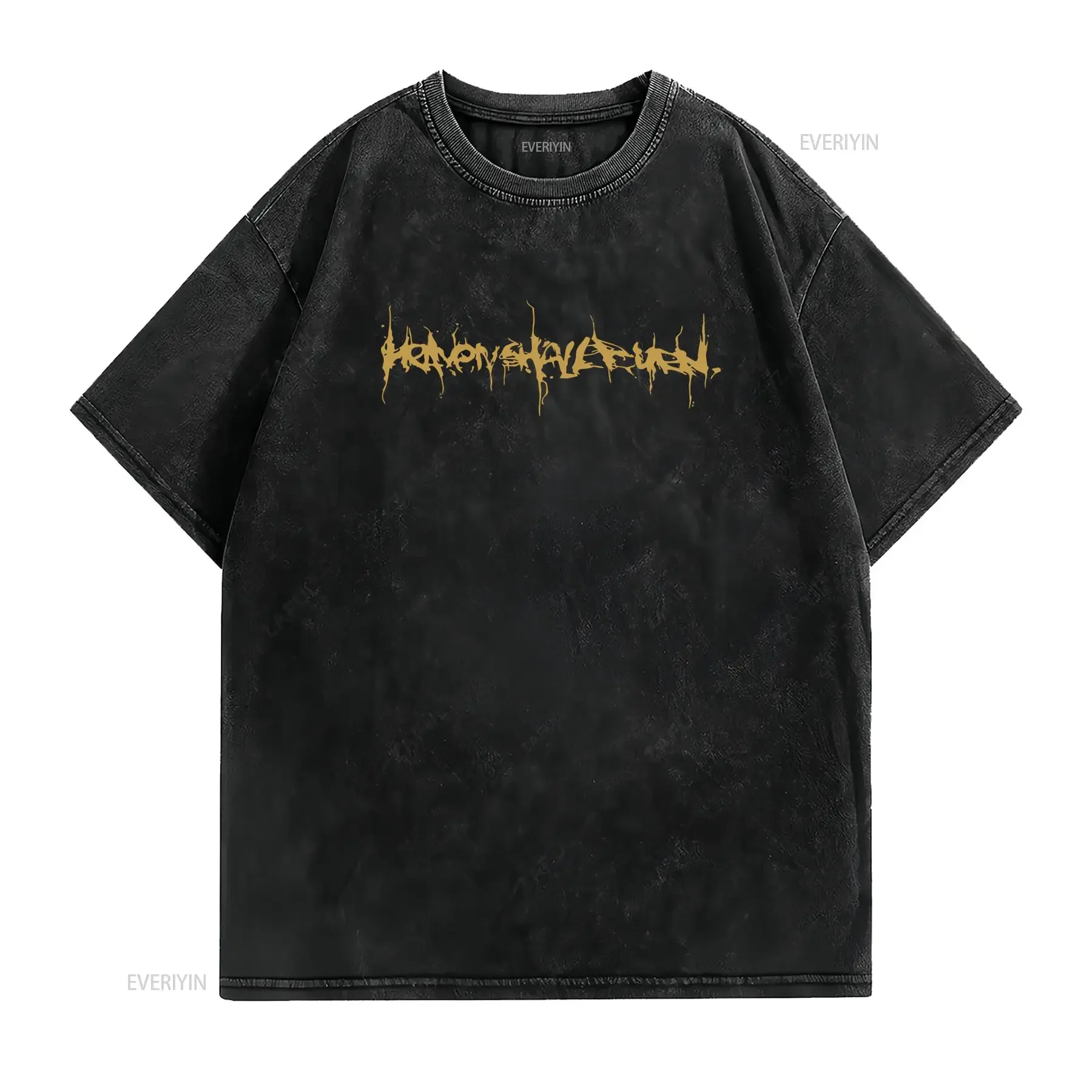 Nuova Top Vendita Heaven Shall Burn Band Logo Design Essenziale T Shirt Magliette A Maniche Corte Righe Da Uomo vintage Washed