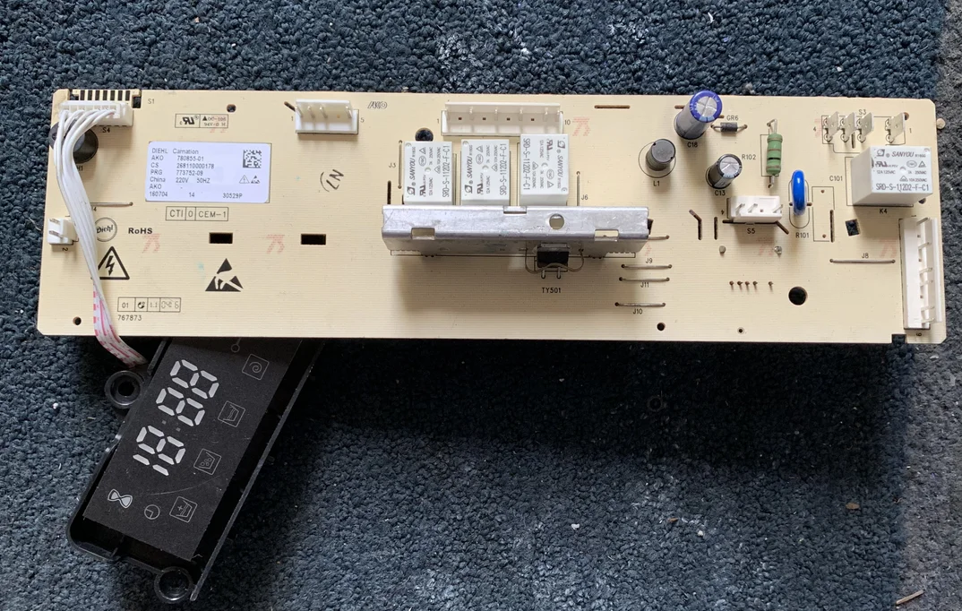 

XQG80-Q812 Q8312268110000178 test ok circuit board motherboard