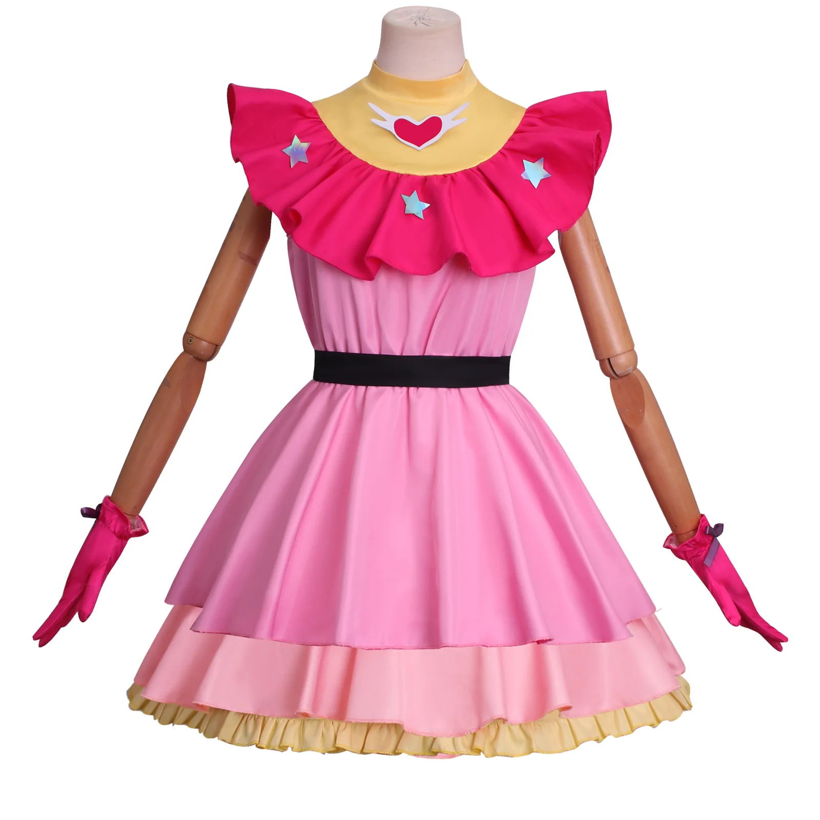 Anime Oshi No Ko Cosplay Kostuum Hoshino Ai Lolita Roze Jurk Kawayi Uniform Halloween Partij Rollenspel Kleding Voor Meisje Vrouw