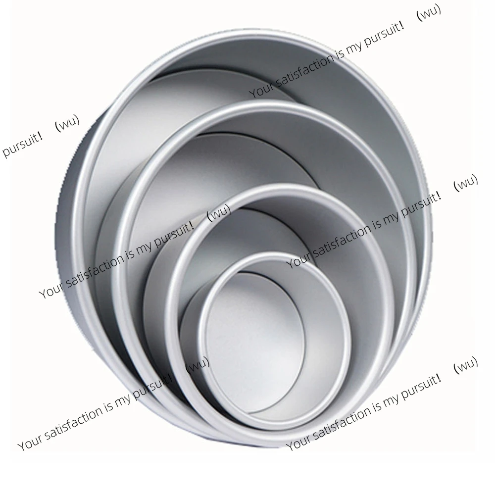 4/6/8/10/12 Fixed Bottom Round Cake Mold, Aluminum DIY