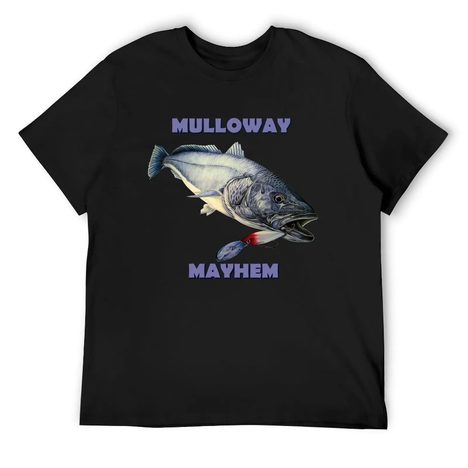 

Mulloway Mayhem 2 T-Shirt plain graphic t shirt vintage mens t shirts casual stylish