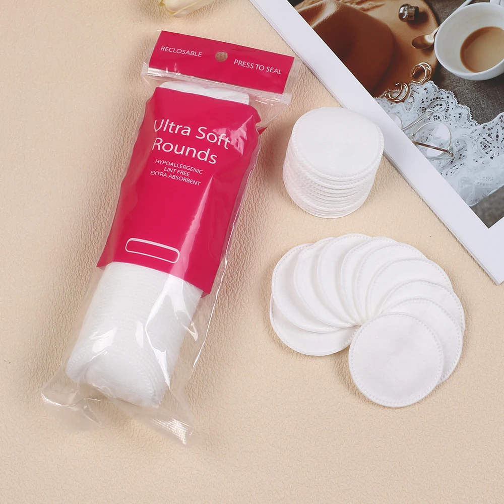 Tampons de coton cosmétiques ronds Ultra doux pour le démaquillage, soins de la peau, nettoyage du visage, 100/200/300/500 pièces/paquet