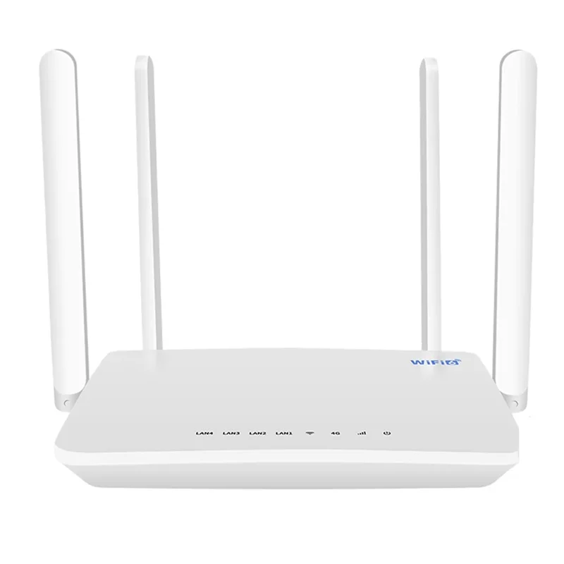 3CGRO-EC21 4G SIM Wifi Router Modem Wifi 6 Met Sim-kaartsleuf 300 Mbps Signaalversterker 4G LTE WIFI Router Voor 32 Apparaat EU Plug