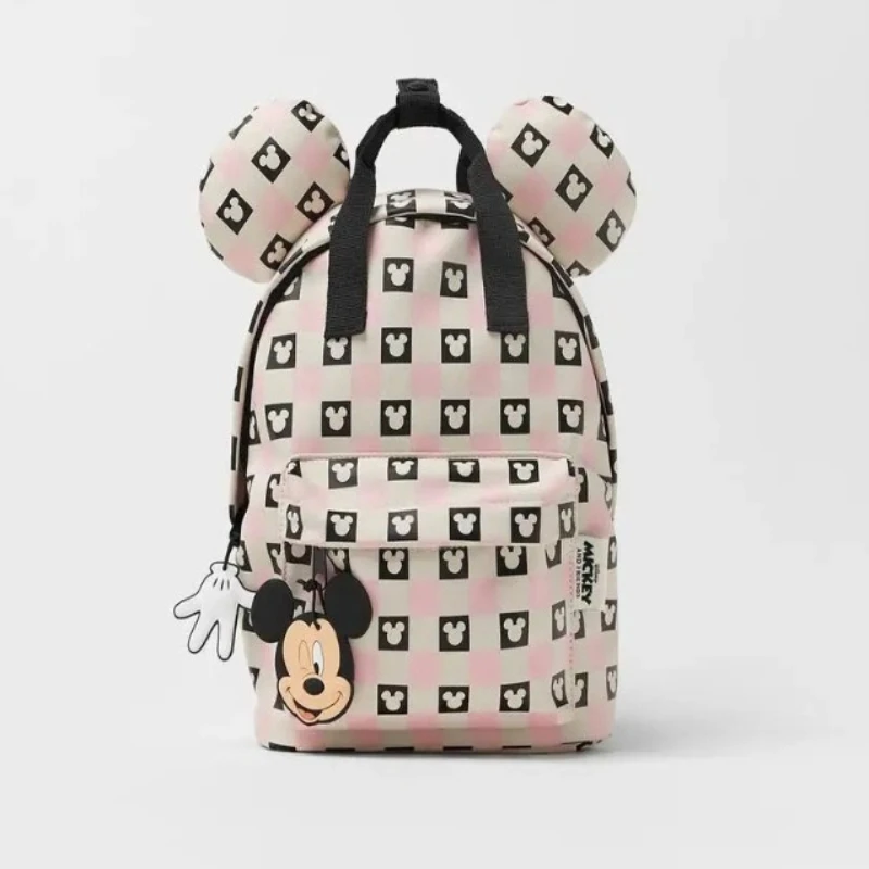 New Disney cartoon Minnie New Kids Backpack Schoolbag Girls and Boys Cute Shoulder Bag